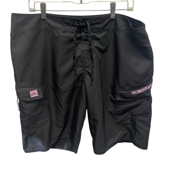 Quicksilver men’s board shorts black size XL - Picture 1 of 7